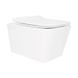 Унитаз подвесной Qtap Crow безободковый с сиденьем Soft-close QT05335170W SD00036222 фото 6