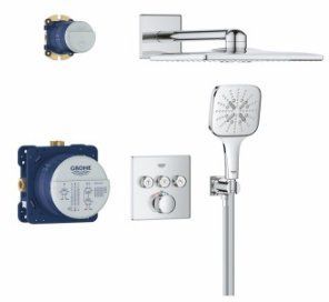 Grohe Grohtherm SmartControl 34864000 Душевая система скрытого монтажа на 3 выхода с термостатом 2727629955 фото