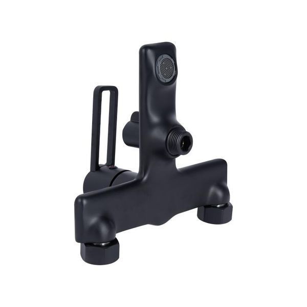 Змішувач для ванни Qtap Taurus (з душовим гарнітуром) QTTAU259BLM45662 Black Matt 2303865966 фото