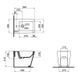 Биде напольное Qtap Crow 545х360х410 White QT05443370W SD00042522 фото 2
