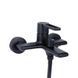 Змішувач для ванни Qtap Taurus (з душовим гарнітуром) QTTAU259BLM45662 Black Matt 2303865966 фото 3