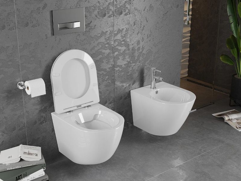Подвесной унитаз MEXEN LENA WHITE SLIM белый 2523708246 фото