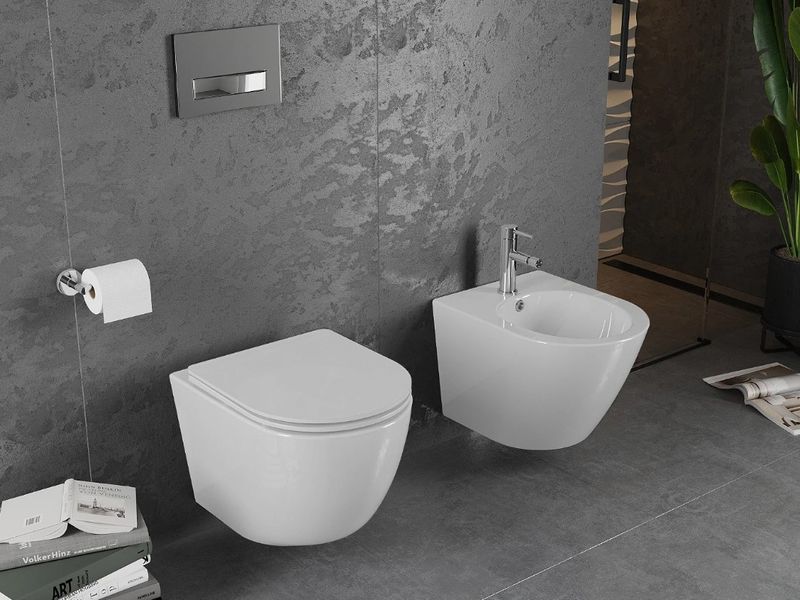 Подвесной унитаз MEXEN LENA WHITE SLIM белый 2523708246 фото