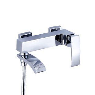 Змішувач для ванни Qtap Swan Cascada з поворотним виливом (з душовим гарнітуром) QTSWA260CRM45565 Chrome SD00051689 фото