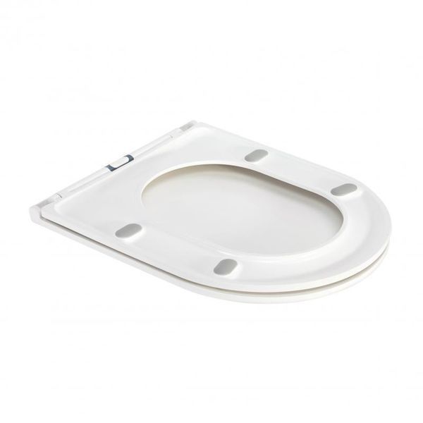 Унітаз-компакт Qtap Robin Ultra Quiet безободковий з сидінням Soft-close QT13222128AUQ1W SD00051949 фото