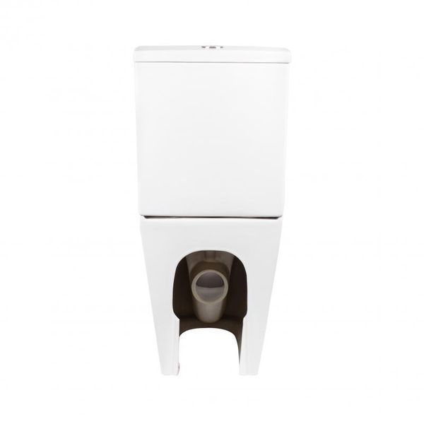 Унітаз-компакт Qtap Robin Ultra Quiet безободковий з сидінням Soft-close QT13222128AUQ1W SD00051949 фото