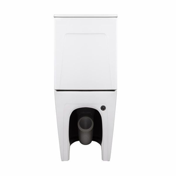 Унітаз-компакт Qtap Robin Ultra Quiet безободковий з сидінням Soft-close QT13222128AUQ1W SD00051949 фото