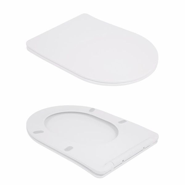 Унітаз-компакт Qtap Robin Ultra Quiet безободковий з сидінням Soft-close QT13222128AUQ1W SD00051949 фото