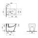 Биде напольное Qtap Stork 560х360х410 White QT15443378W SD00042523 фото 8