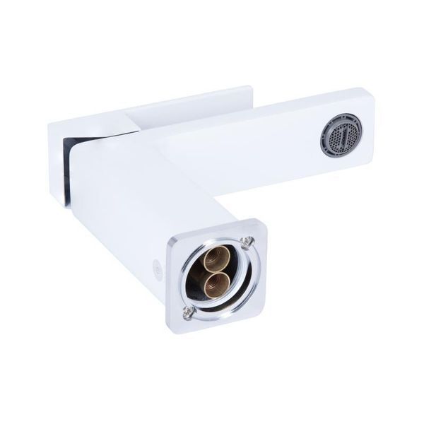 Змішувач для раковини Qtap Gemini QTGEM270CRW45675 Chrome/White 2303865968 фото