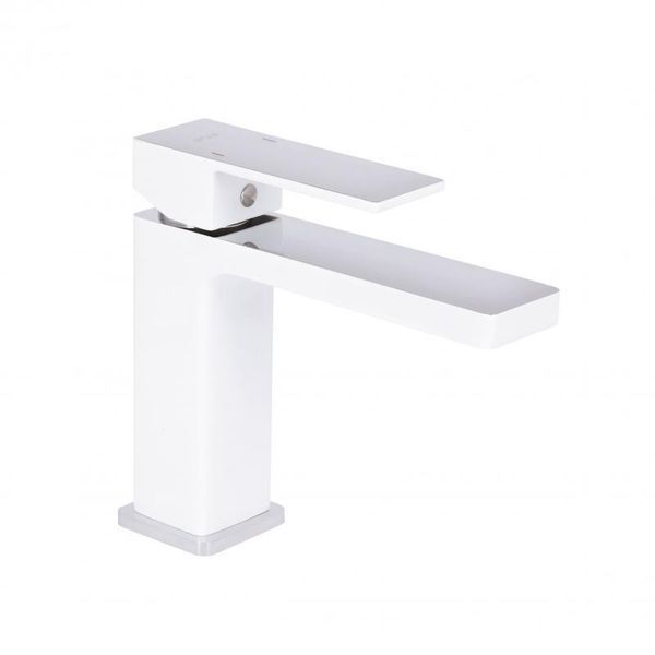 Смеситель для раковины Qtap Gemini QTGEM270CRW45675 Chrome/White 2303865968 фото