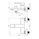 Змішувач для ванни Qtap Gemini (з душовим гарнітуром) QTGEM259CRW45683 Chrome/White 2342793052 фото 2