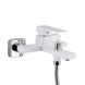 Змішувач для ванни Qtap Gemini (з душовим гарнітуром) QTGEM259CRW45683 Chrome/White 2342793052 фото 3