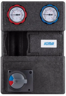 Насосна група Icma №R001 1 1/2"x1" підключення ліворуч, без насоса 93R001AFS53SC SD00054616 фото