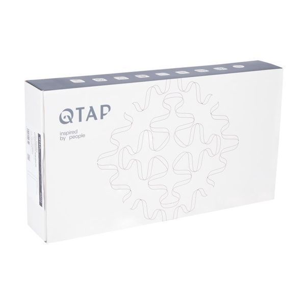 Змішувач для раковини Qtap Gemini високий QTGEM269CRW45679 Chrome/White 2303865970 фото