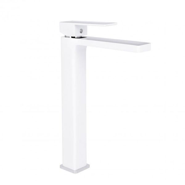 Смеситель для раковины Qtap Gemini высокий QTGEM269CRW45679 Chrome/White 2303865970 фото
