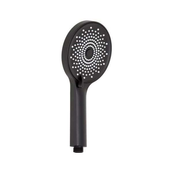 Лійка для ручного душу Qtap Rucni 120 мм округла QTRUC125BLM45776 Black Matt SD00051900 фото