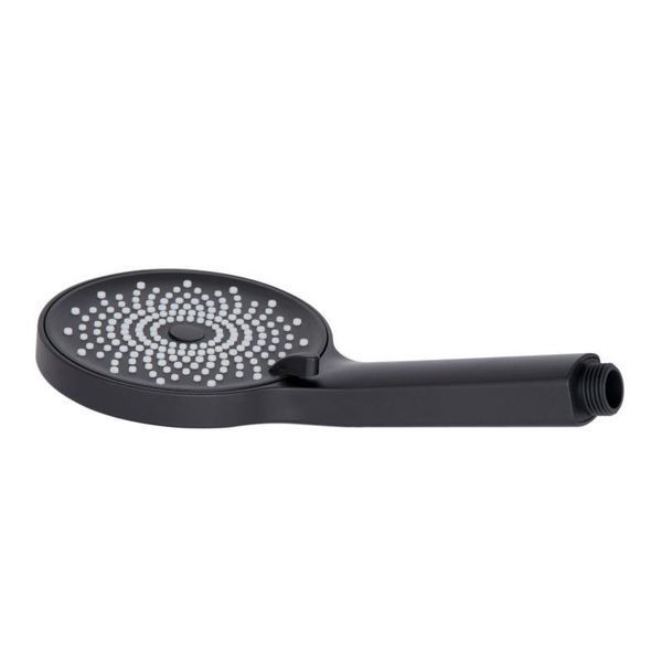 Лійка для ручного душу Qtap Rucni 120 мм округла QTRUC125BLM45776 Black Matt SD00051900 фото