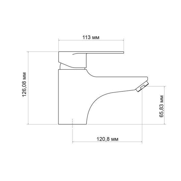 Змішувач для раковини Lidz Tani 001F1 (k40) LDTAN001F1CRM44957 Chrome SD00051081 фото