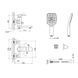 Смеситель для ванны Lidz Kubis 05P-SES SD00049500 фото 2