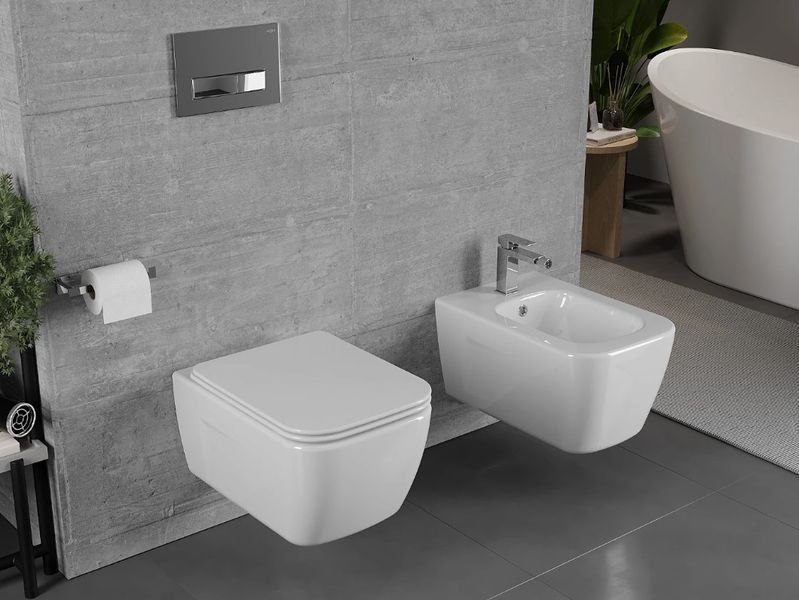 Подвесной унитаз MEXEN MARGO WHITE SLIM белый 2523708251 фото
