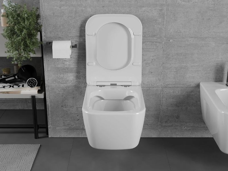 Подвесной унитаз MEXEN MARGO WHITE SLIM белый 2523708251 фото